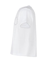 STELLA MCCARTNEY KIDS - T-shirt con Mini Logo Circolare sul Petto - Bianco | Lidia Shopping | Official Website