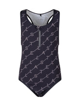 Costume Intero con Zip e Stampa Logo All Over - Abbigliamento Bambini | Lidia Shopping