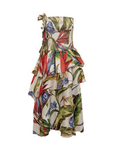 Floral Maxi Dress with Ruffles - Collezione Happy Birthday | Lidia Shopping