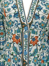 Flora Tile Maxi Dress with Buttons - Collezione Happy Birthday | Lidia Shopping