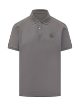 MONCLER - Polo a maniche corte - Grigio | Lidia Shopping ® | Official Website