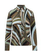 PUCCI - Camicia Jersey Satin a Righe - Multicolore | Lidia Shopping | Official Website