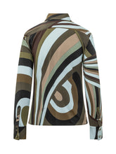 PUCCI - Camicia Jersey Satin a Righe - Multicolore | Lidia Shopping | Official Website