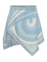 Gonna con Motivo Geometrico e Orlo Asimmetrico - Abbigliamento Donna | Lidia Shopping