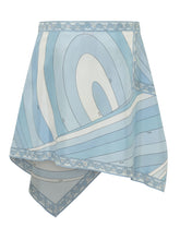 Gonna con Motivo Geometrico e Orlo Asimmetrico - Abbigliamento Donna | Lidia Shopping