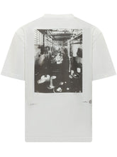 STONE ISLAND - T-shirt with Central Logo - White | Lidia Shopping | Official Website