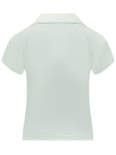 COURREGES - Cropped Sports Polo - Green - LIDIASHOPPING® - Official Website