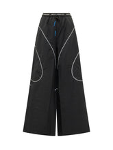 OFF-WHITE - Wide Leg Logoband Track Pants - Black | Lidia Shopping | Official Website