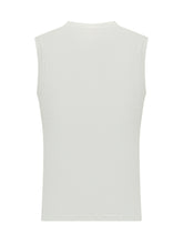 DIESEL - Canotta Diesel Con Logo Ovale - Bianco | Lidia Shopping ® | Official Website