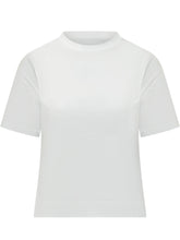 T-shirt a Manica Corta con Logo Frontale - Abbigliamento Donna | Lidia Shopping