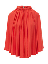 Top Drappeggiato con Collo Alto - Abbigliamento Donna | Lidia Shopping