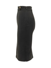 ELISABETTA FRANCHI - Midi Pencil Skirt - Black - LIDIASHOPPING® - Official Website