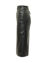 High Waist Leather Look Midi Skirt - Collezione Happy Birthday | Lidia Shopping