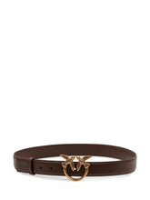PINKO - Love Berry Belt with Front Buckle - Brown - LIDIASHOPPING® - Official Website
