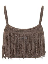 Top Paeonia con Spalline e Frange - Abbigliamento Donna | Lidia Shopping