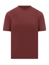 PAOLO PECORA - Crew Neck T-shirt - Red - LIDIASHOPPING® - Official Website
