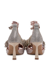 Heeled sandals with ankle tie and pom poms - Collezione Happy Birthday | Lidia Shopping