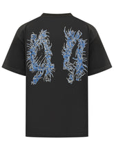 44 LABEL GROUP - T-shirt con Stampa - Nero - LIDIASHOPPING® - Official Website