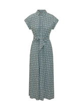 Abito Chemisier Lungo in Cotone Stampato - Abbigliamento Donna | Lidia Shopping