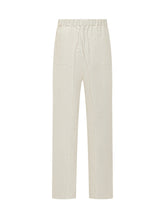 Ivory Relaxed-Fit Trousers - Collezione Happy Birthday | Lidia Shopping