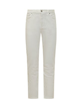 ZEGNA - Five Pocket Jeans - White - LIDIASHOPPING® - Official Website