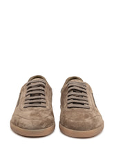 ZEGNA - Sneakers 232 Low Top in Pelle Scamosciata con Lacci - Verde | Lidia Shopping ® | Official Website
