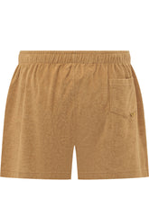 GALLERY DEPT - Shorts in Spugna con Logo Frontale - Marrone | Lidia Shopping | Official Website