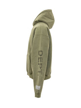 GALLERY DEPT - Felpa con Cappuccio e Zip - Verde | Lidia Shopping | Official Website