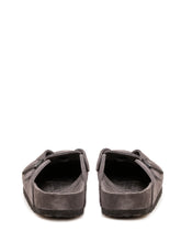 BIRKENSTOCK - Sabot Boston con Fibbia - Grigio | Lidia Shopping | Official Website