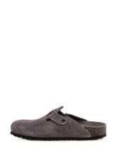 BIRKENSTOCK - Sabot Boston con Fibbia - Grigio | Lidia Shopping | Official Website