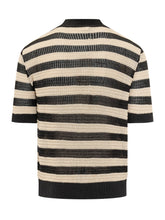 T-shirt in Maglia a Righe con Collo Alto - A Paper Kid | Lidia Shopping