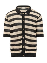 Polo in Maglia a Righe con Bottoni e Colletto - A Paper Kid | Lidia Shopping