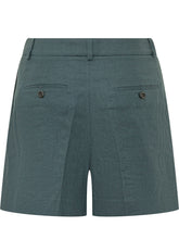 CALVIN KLEIN - Tailored Bermuda Shorts with Pleats - Blue | Lidia Shopping | Official Website