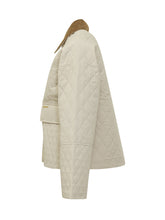 Giacca Trapuntata con Colletto a Contrasto e Tasche con Patta - Abbigliamento Donna | Lidia Shopping