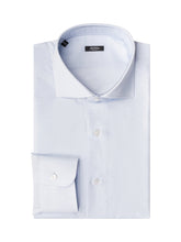 BARBA - Classical Shirt with Italian Collar - Blue - LIDIASHOPPING® - Official Website