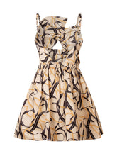 ELISABETTA FRANCHI KIDS - Dress with Front Knot and Straps - Beige - LIDIASHOPPING® - Official Website