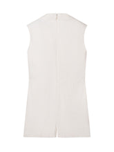 ELISABETTA FRANCHI KIDS - Sleeveless Jumpsuit With Lapels - White | Lidia Shopping | Official Website