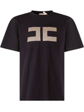 ELISABETTA FRANCHI KIDS - T-shirt With Front Embroidery - Black | Lidia Shopping | Official Website