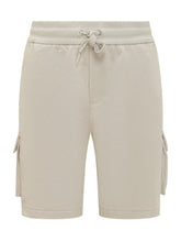 MOOSE KNUCKLES - Pantaloncini Cargo con Tasche Laterali - Beige | Lidia Shopping | Official Website