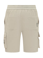 MOOSE KNUCKLES - Pantaloncini Cargo con Tasche Laterali - Beige | Lidia Shopping | Official Website