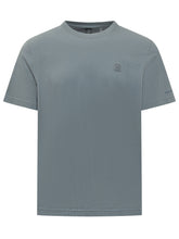 MOOSE KNUCKLES - T-shirt Girocollo con Logo - Blu | Lidia Shopping | Official Website