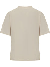 T-Shirt a Maniche Corte con Logo Ricamato - Abbigliamento Donna | Lidia Shopping