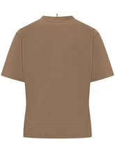 T-Shirt a Maniche Corte con Logo Ricamato - Abbigliamento Donna | Lidia Shopping