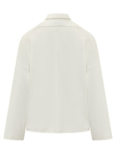 ALPHA STUDIO - Open Long Sleeve Cardigan - White - LIDIASHOPPING® - Official Website