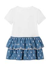Abito T-shirt con Gonna a Balze - Abbigliamento Bambini | LIDIASHOPPING