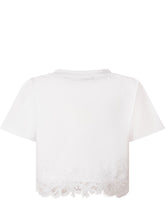 T-shirt con Logo e Pizzo - Abbigliamento Bambini | LIDIASHOPPING