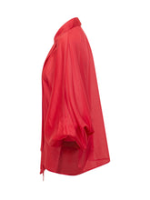 SOSUE - Blusa con Colletto e Maniche Ampie - Rosso | Lidia Shopping | Official Website