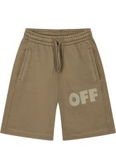 Garment-Dyed Sweatshorts with OFF Logo - Collezione Happy Birthday | Lidia Shopping