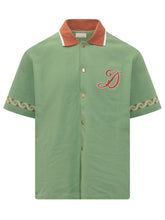 DROLE DE MONSIEUR - Camicia Sportiva a Maniche Corte - Verde | Lidia Shopping | Official Website