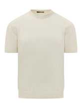 Crew Neck Short Sleeve Knit Sweater - Collezione Happy Birthday | Lidia Shopping